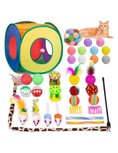 Paquete de Juguetes para Gatos Retro Shaw 33 Piezas Interactivos