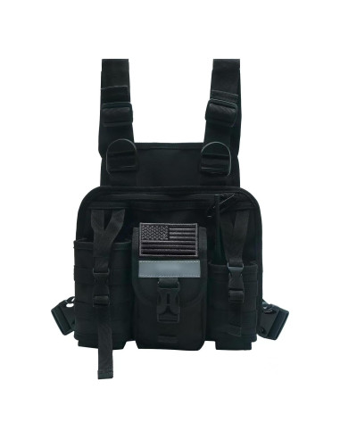Arnés de Pecho para Walkie Talkie TDYU con Bolsa Ajustable