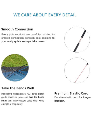 Poste de Tienda Aluminio BRILLIANCE4U 369.3 cm Negro