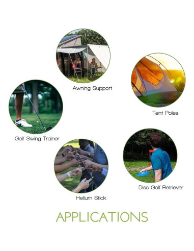 Poste de Tienda Aluminio BRILLIANCE4U 369.3 cm Negro