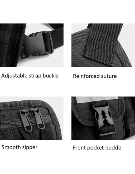 Arnés de Pecho para Walkie Talkie TDYU con Bolsa Ajustable