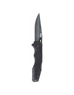 Cuchillo Plegable SOG Salute 9.22 cm Negro Táctico EDC