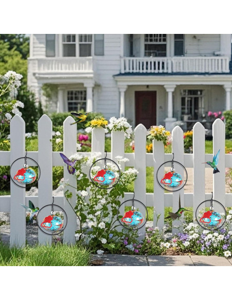 Alimentador de Colibríes HEADAK LIFE Circular 6 Puertos Azul