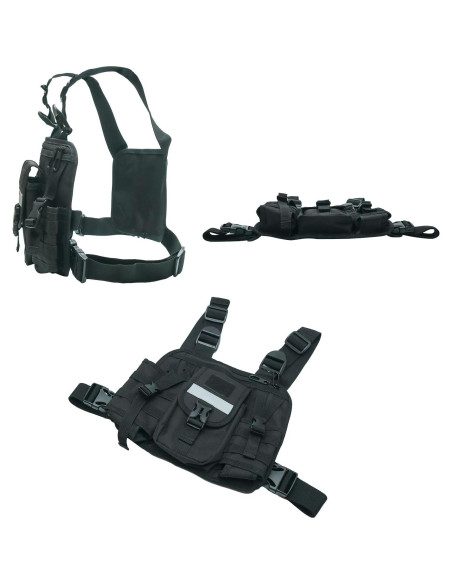 Arnés de Pecho para Walkie Talkie TDYU con Bolsa Ajustable