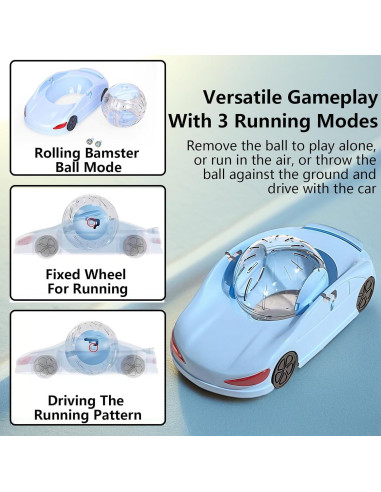 Bola de Correr para Hámster WANWAN Azul 29.5x16.5 cm