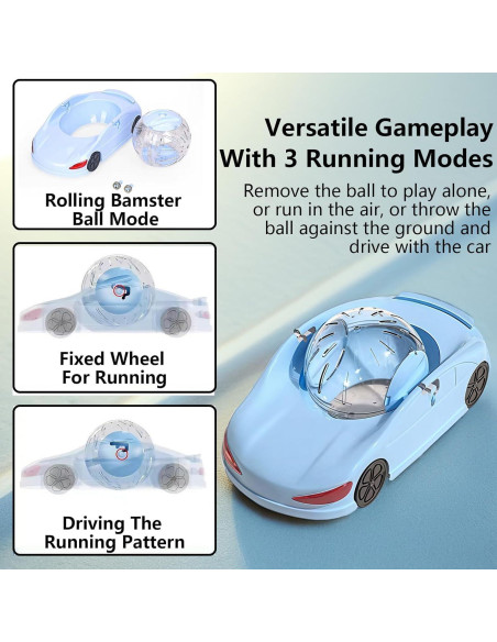 Bola de Correr para Hámster WANWAN Azul 29.5x16.5 cm