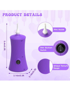 Bomba Eléctrica para Globos HeyMate 206 - Inflador de 35 L/s 2