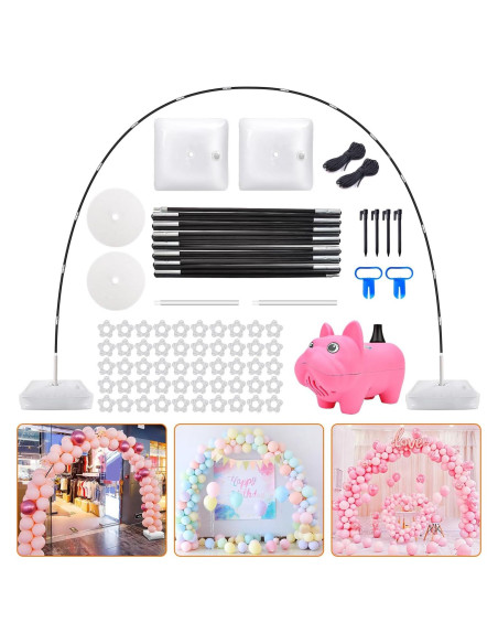Kit de Arco de Globos Chamvis con Bomba Eléctrica Ajustable