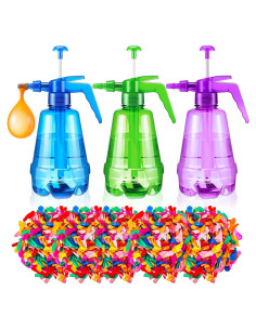 Bomba de Globos de Agua Junkin 3 Pcs con 1000 Globos 1.5L