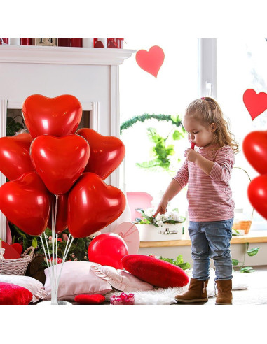 Kit de Soporte para Globos LBNZC - 4 Juegos con Base y Palos