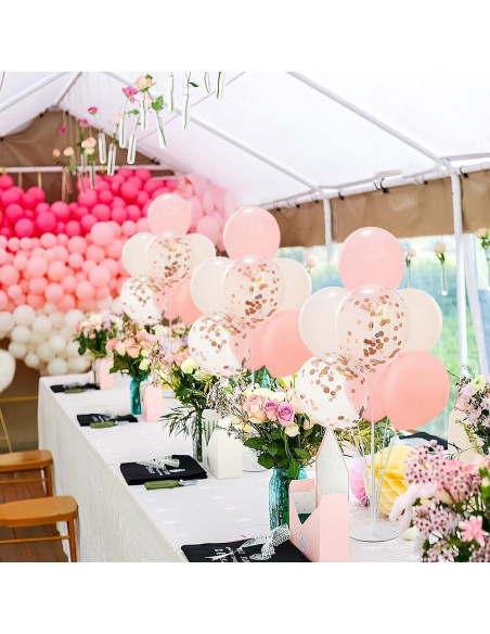 Kit de Soporte para Globos LBNZC - 4 Juegos con Base y Palos