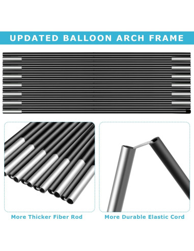 Kit de Soporte para Arco de Globos VETOGETHER 2.74m x 3.05m