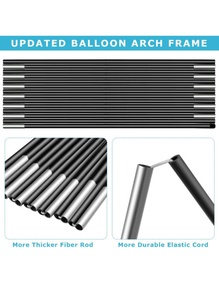 Kit de Soporte para Arco de Globos VETOGETHER 2.74m x 3.05m