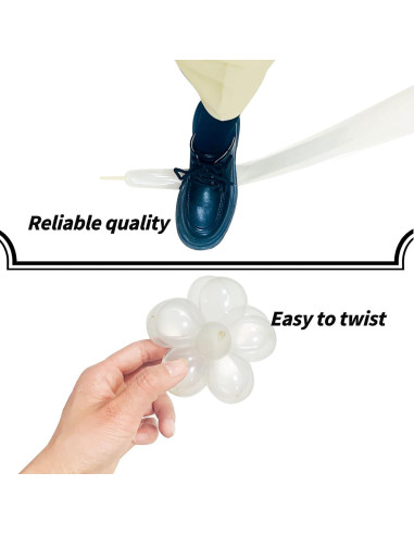 100 Globos Largos Transparentes de Láttex para Modelado