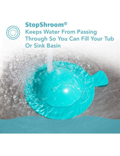 Tapón de Desagüe Universal StopShroom STBLU232 Aqua 2