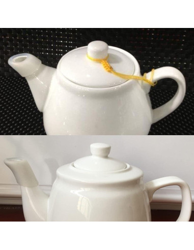 Funda de pico de tetera de silicona Airuich 3pcs Blanco