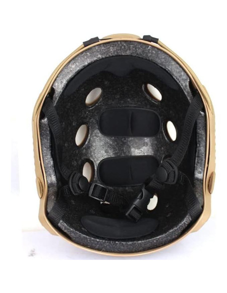 Casco Táctico LEJUNJIE LE191-PJ-TAN para Paintball y Airsoft
