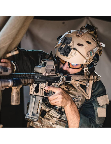 Casco Táctico LEJUNJIE LE191-PJ-TAN para Paintball y Airsoft