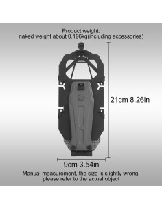 Chaleco Táctico Zhongren Soporte Teléfono Ajustable Negro 2