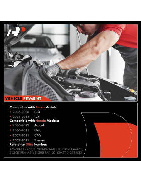 Motor de arranque A-Premium para Honda y Acura 12V 1.6KW