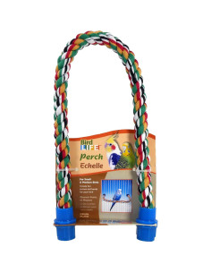 Percha de Cuerda Flexible Multicolor PENN-PLAX 53 cm para Aves 2