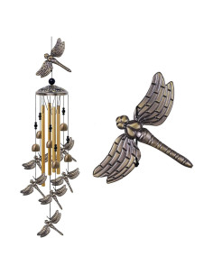 Campanas de Viento Dragón xxschy 91.44 cm Decoración Jardín