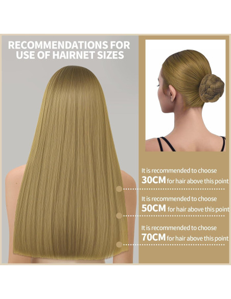 Conjunto de redes y horquillas para cabello Teenitor - 40 redes y 80 horquillas