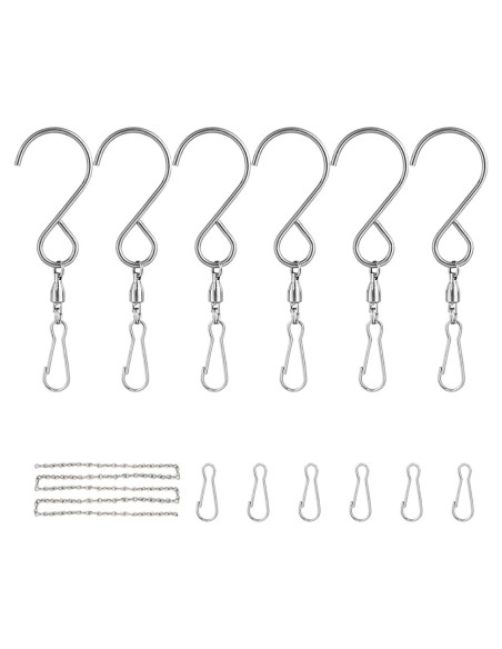 Ganchos Giratorios para Molinos de Viento Perfsign - 6 Piezas