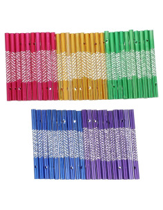 50 Tubos de Campanas de Viento Aluminio DOITOOL para Manualidades