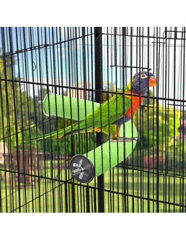 Soporte de Percha en U FrgKbTm para Loro Verde Mediana