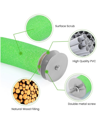 Soporte de Percha en U FrgKbTm para Loro Verde Mediana