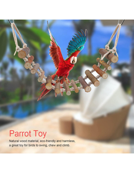 Accesorios para Jaula de Aves Leopacat - Hamaca y Perchas