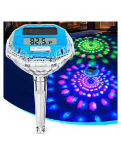 Termómetro Digital Flotante de Piscina Pircaath Solar IP68