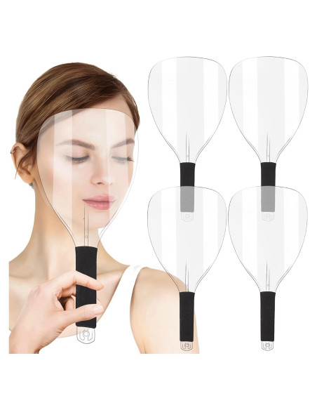 Escudos Faciales AUEAR - Paquete de 4, Protección para Peluquería