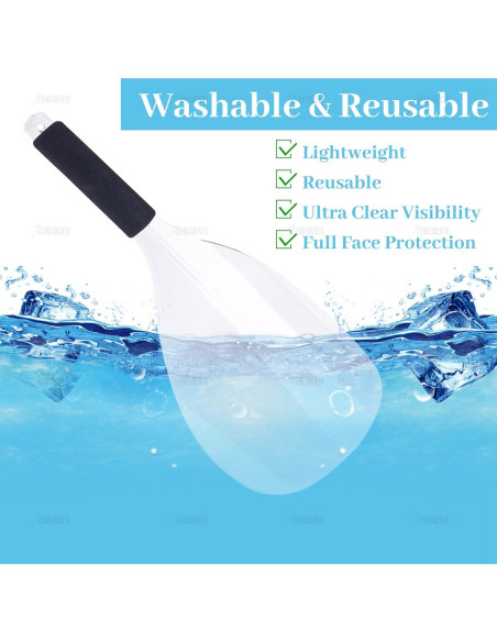 Escudos Faciales AUEAR - Paquete de 4, Protección para Peluquería