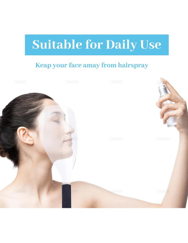 Escudos Faciales AUEAR - Paquete de 4, Protección para Peluquería