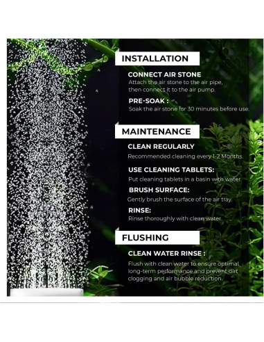 Piedra de Aire Grande SSFOLPFEE 12.95 cm para Acuario y Hidroponía