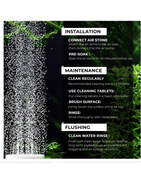 Piedra de Aire Grande SSFOLPFEE 12.95 cm para Acuario y Hidroponía