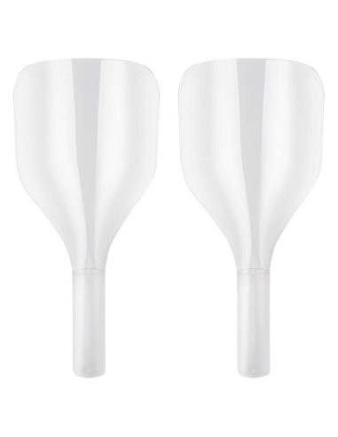 Yebeauty Protector Facial de Barbería 2 PCS Plástico Transparente