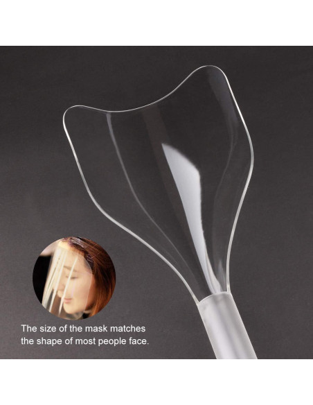 Yebeauty Protector Facial de Barbería 2 PCS Plástico Transparente Yebeauty Protector Facial de Barbería 2 PCS Plástico Transparente