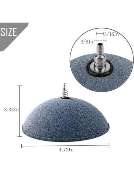 Difusor de Burbujas Kathson 12cm para Acuario - 2 Piezas