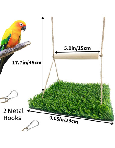 Colchoneta de Columpio para Aves FlidRunest 23x45cm