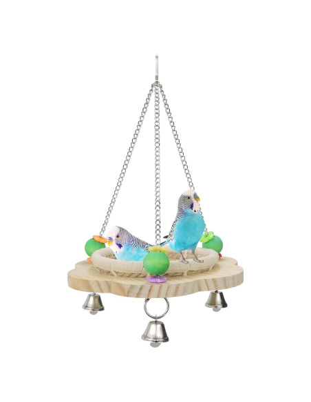 Cama Nido para Aves Wontee Cuerda de Cáñamo 18.99x29.94cm