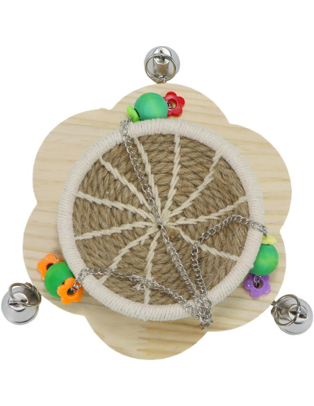 Cama Nido para Aves Wontee Cuerda de Cáñamo 18.99x29.94cm