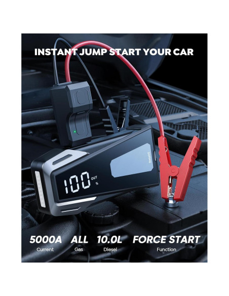 Arrancador de Batería 5000A BuTure Beta05 Carga Rápida