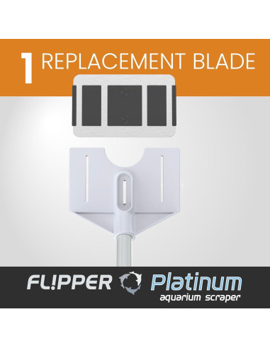 Cuchilla de repuesto Flipper Platinum para raspador de acuario