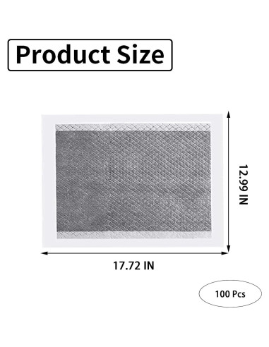 Almohadillas para Orina de Mascotas PINVNBY 100 Piezas 45x33 cm