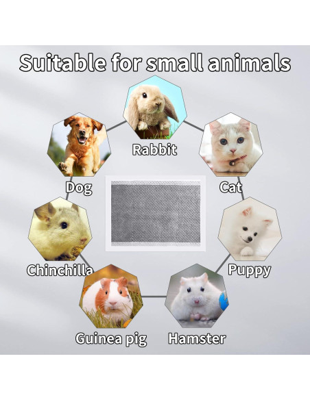 Almohadillas para Orina de Mascotas PINVNBY 100 Piezas 45x33 cm