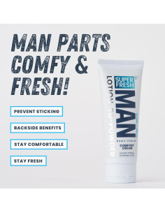 Desodorante en Polvo Super Fresh para Hombres 4 oz Doble 2