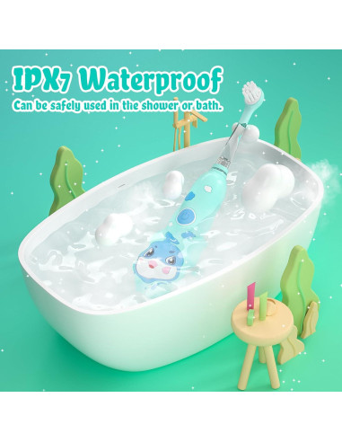 Cepillo de Dientes Eléctrico SEAGO SG-2139 para Niños Azul